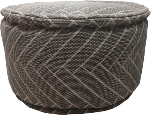 Pouf Hocker Grau 50x50x35cm