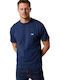 Left Chest T-shirt Navy Blue