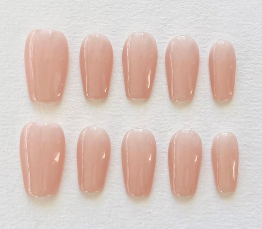 Nailvana Handmade Sfaturi pentru unghii Unghii false ovale de culoare nude 92363231