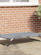 vidaXL Folding Sofa Dog Bed Gray