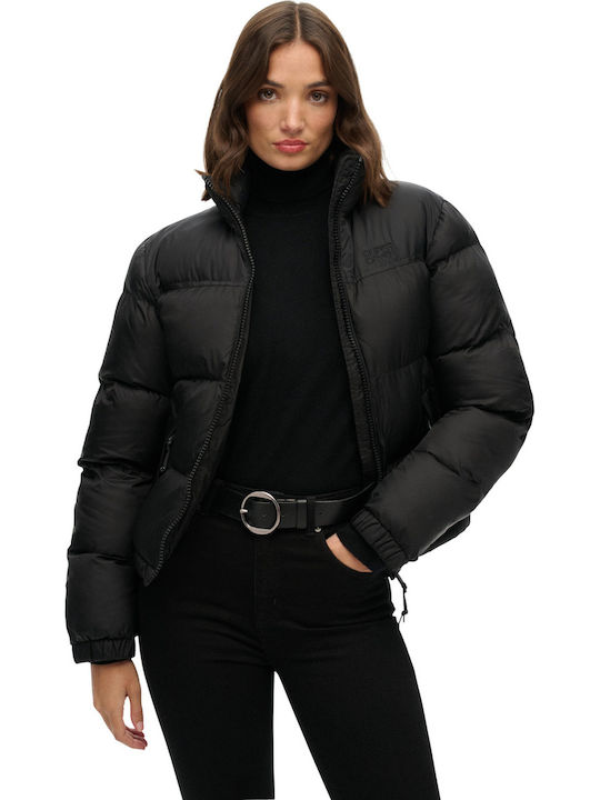 Superdry Μπουφάν Puffer Μαύρο