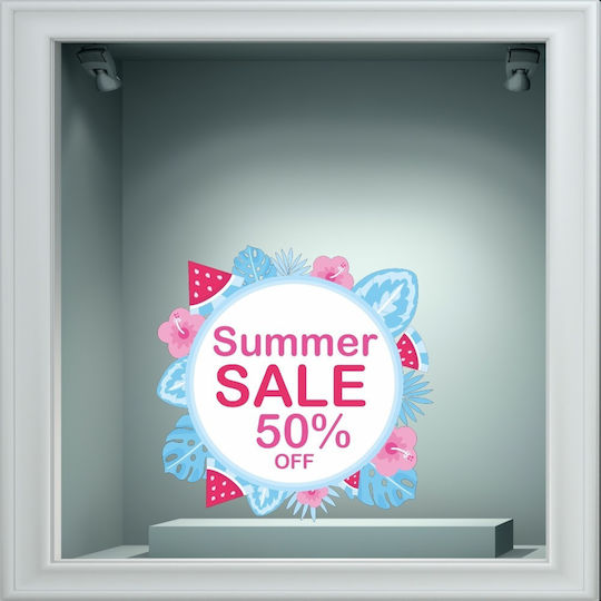 Αυτοκόλλητο Εκπτώσεων - Summer Sale 93 - 50cm X 50cm