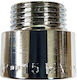 Add Male-Female 1 2"x1 2" Round Brass Chrome Pipe Niple Fittings B.t L15-1.5cm 502p1215 Remer