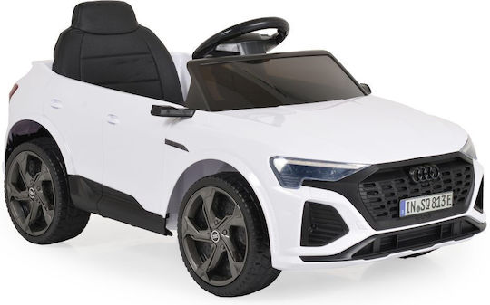 Audi SQ8 Μονοθέσιο με Τηλεκοντρόλ Τύπου 12 Volt Λευκό για 3+ Ετών