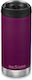 Klean Kanteen Tkwide Μπουκάλι Θερμός Ανοξείδωτο BPA Free 355ml Purple Potion με Καλαμάκι