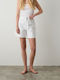 Molly Women's Jean High-waisted Shorts White
