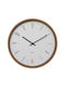 Atmosphera Wall Clock Wooden White Ø35cm