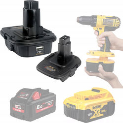 Dewalt Dcb201 Adapter Dewalt Milwaukee 18v Batteries Dm18d Black