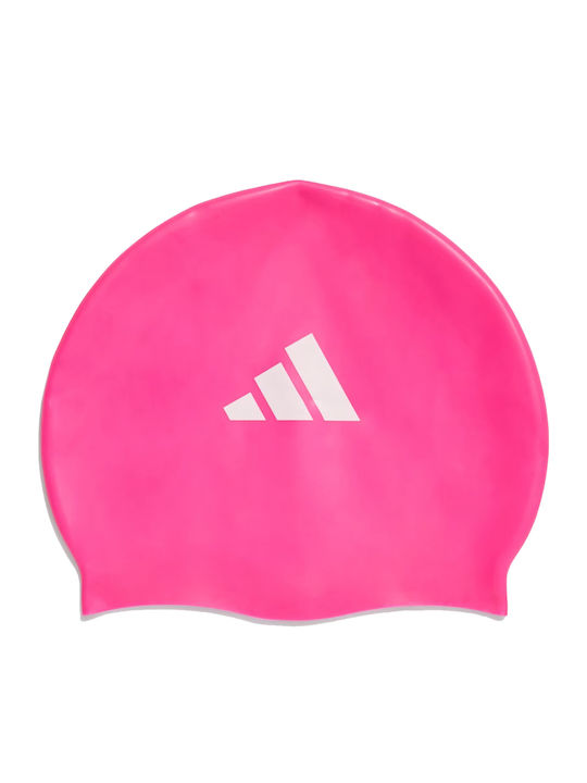 Adidas Adidas 3 Streifen Badekappen Kinder Rosa Adidas Adidas 3 Streifen Badekappen Kinder Rosa