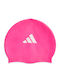 Adidas Adidas 3 Stripes Swim Cap Kids Pink Jx3868