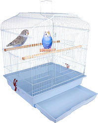 Bakaji Vogelkäfig Weiß