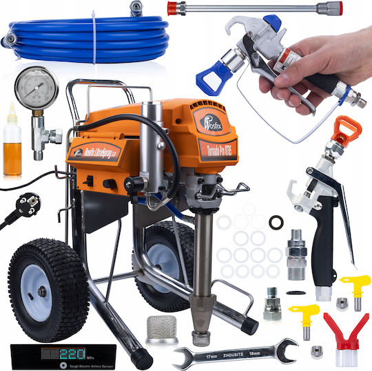Rosfix Electric Paint Spray Gun 2200W with 6.5lt Container ZESTAW-3AXE-4B7R