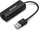 Techsuit Ethernet Adapter Netlink Ac19 Usb-Male Zu Rj45 Lan Port Female 100mbps Abs Schwarzer Hub028;ac19