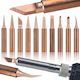 Set Copper Soldering Tips 900m I-b-k-1.2d-1.6d-2.4d-3.2d-2c-3c-is 10pcs