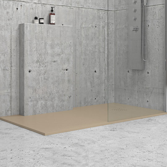 Karag Classic Правоъгълена Акрил душ 120x70см Бежов