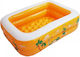 Детски Надуваем Басейн PVC 180x130x45см Оранжев