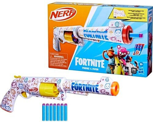 Hasbro Nerf Fortnite Frenz 4 Ever Blaster Dart Blaster G1132