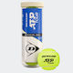 Dunlop Atp Official Tennis Balls X 3 3-ball Can