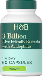 Holland & Barrett 3 Billion Live Friendly Bacteria 60 капси