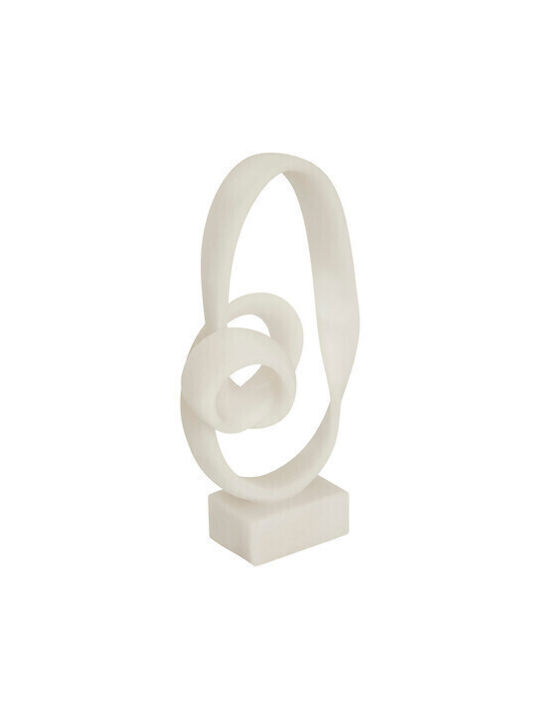 Atmosphera Decorative Louan Polyresin Height 45 cm White 211744