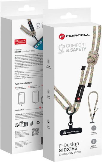 Forcell Neck Strap for Mobile Phones Green