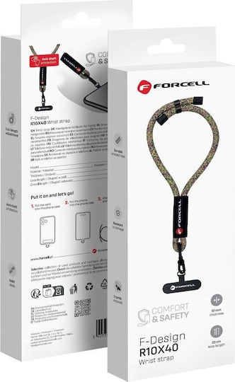 Forcell Λουράκι Καρπού για Κινητά Πράσινο