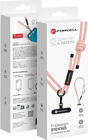 Forcell Neck Strap for Mobile Phones Pink