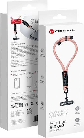 Forcell Wrist Strap for Mobile Phones Pink