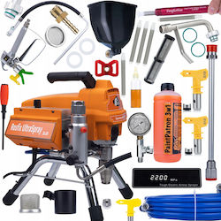 Rosfix Paint Spray Unit Rosfix Tornado Rt3 + 6l Tank + Socket Additional Stick Filter Installation + 5x Stick Filter 60 + Filter + Nozzle 513,519 + 1l Fluid