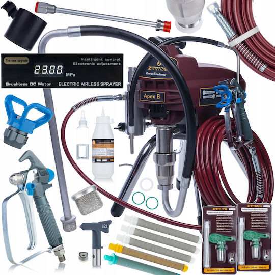 Zenthril Apex B Plus Paint Spray Unit Starter Set Accessories