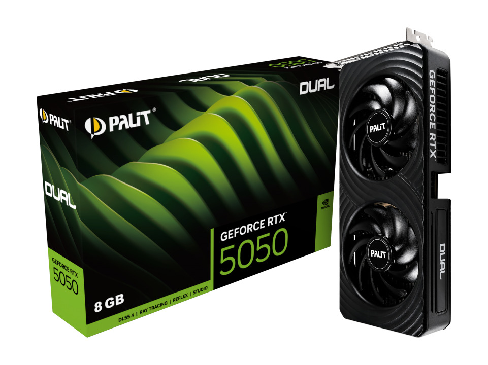 Palit GeForce RTX 5050 8GB GDDR6 Dual Κάρτα Γραφικών