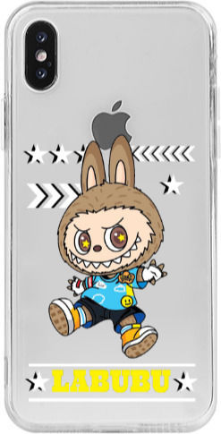 Apple Iphone X Labubu4 Transparent Silicone Tpu Θήκη