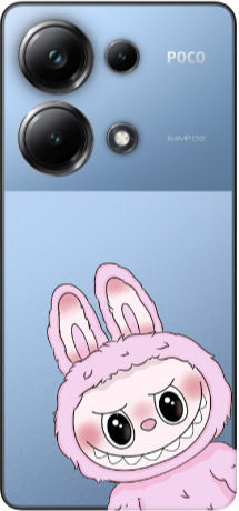 Xiaomi Poco M6 Pro 4G Labubu 6 Transparente Silikon Tpu Handyhülle
