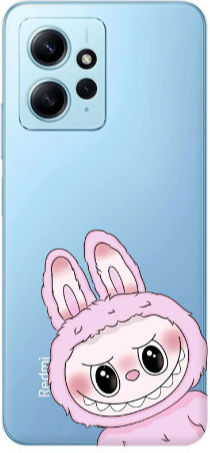 Xiaomi Redmi Note 12 4G Labubu 6 Transparente Silikon TPU Handyhülle
