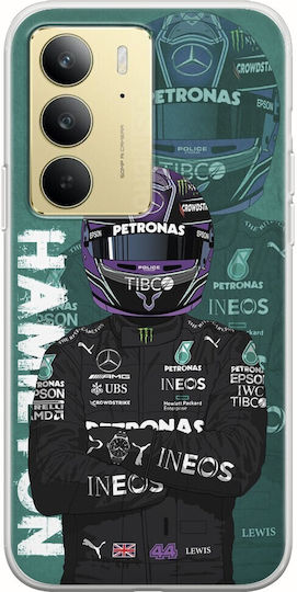 Formula 1 Lewis Hamilton Realme 14x 5G Гъвкава TPU Прозрачна Силиконова
