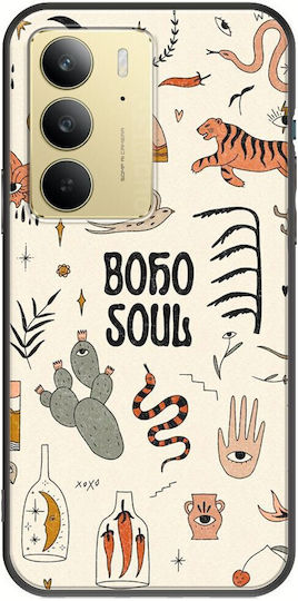 Boho Soul Realme 14x 5g Black TPU Black Silicone