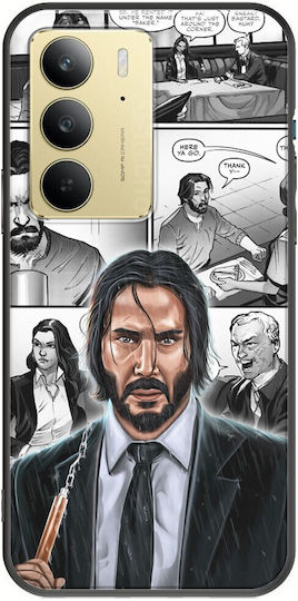 John Wick Realme 14x 5G Schwarze Tpu Μαύρη Σιλικόνη
