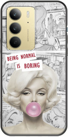 Normal Is Boring Realme 14x 5g Black TPU Black Silicone