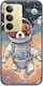 Lost In Space Dog Realme 14x 5g Black TPU Black Silicone