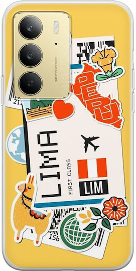 Ticket To Lima Realme 14x 5g Flexible TPU Transparent Silicone Mobile Phone Case