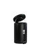 Viosarp Waste Bin Waste Metallic with Pedal Black 20lt 1pcs