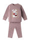 Kinder-Set mit Leggings Winter 2Stück Pink