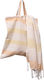 Viopros Sevina Cotton Pareo Yellow 165x85cm