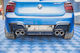 Rear Bumper Diffuser Bmw 1 F20 11-15 M135i Bumper Gloss Black 2 Double Exhaust Holes Left & Right Abs Plastic Maxton Design 1 Piece