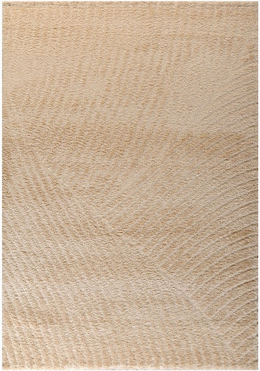 Tzikas Carpets Queen Teppich Rechteckig Synthetisch,Polyester/Cotton/Leather Beige