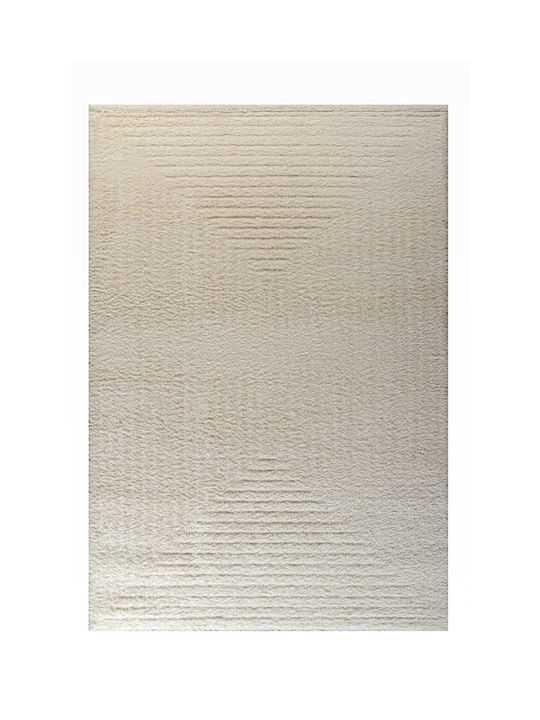Tzikas Carpets 72970-λευκο Χαλί Ορθογώνιο Λευκό-κρέμ 133x190cm