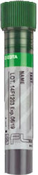 EDTA Blood Collection Tubes 1ml Green 50 Pieces