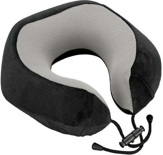 Lampa Μαξιλαράκι Ταξιδίου Μαξιλαράκι Memory Foam Μαύρο