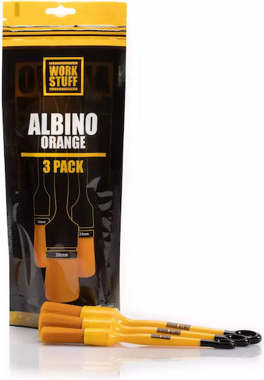 Work Stuff Cleaning Brushes for Interior Plastics - Dashboard Car 3pcs