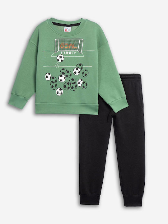 Funky Kids Sweatpants Set Black 2pcs